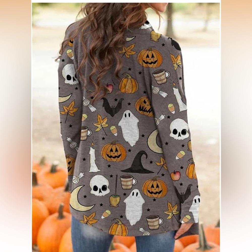 GLIGLITTR || NWOT Halloween Cardigan (M) - Picture 3 of 9